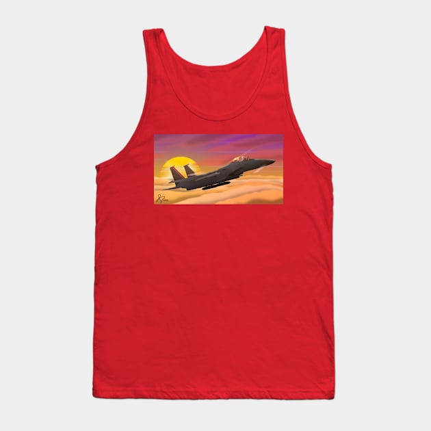 Strike Eagle Tank Top by Jtpetkov24